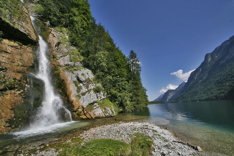 Schrainbach-Wasserfall am Königssee